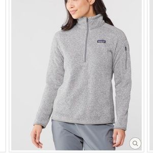Patagonia Better Sweater Quarter-Zip Fleece Pullover | Birch White | XS